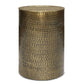 Corbin hammered side table Antique Gold – photo 1