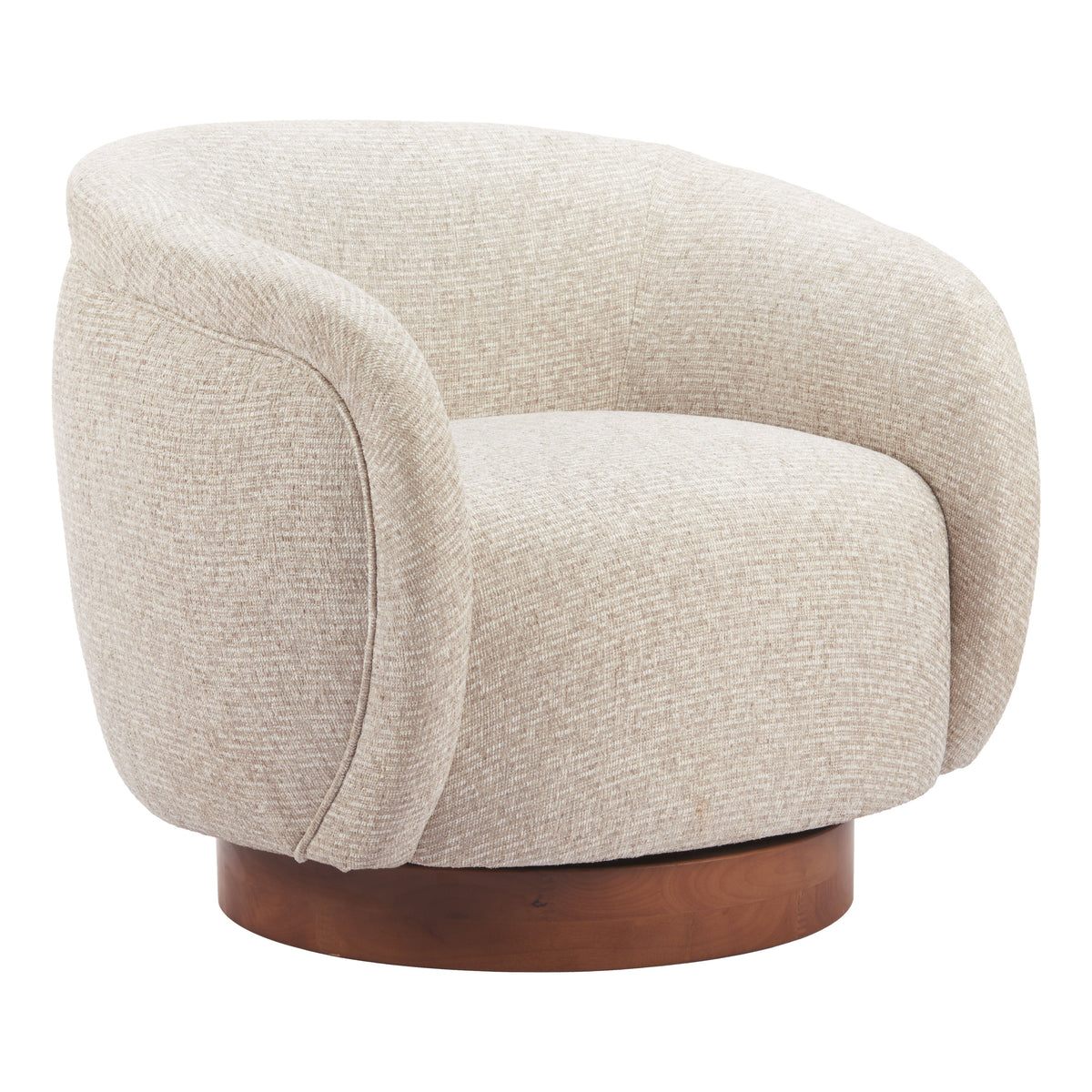 Vinta Beige Swivel Chair