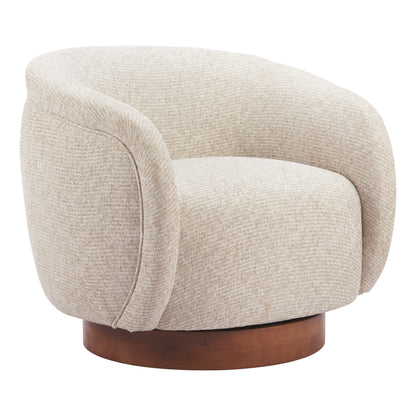 Vinta Beige Swivel Chair