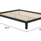Luum Queen Platform Bed Frame in Black