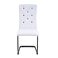 Kinsey White, Black Legs, Set of 2
