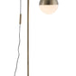 Waterloo White & Bronze Floor Lamp