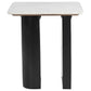 Fiora White & Black Side Table