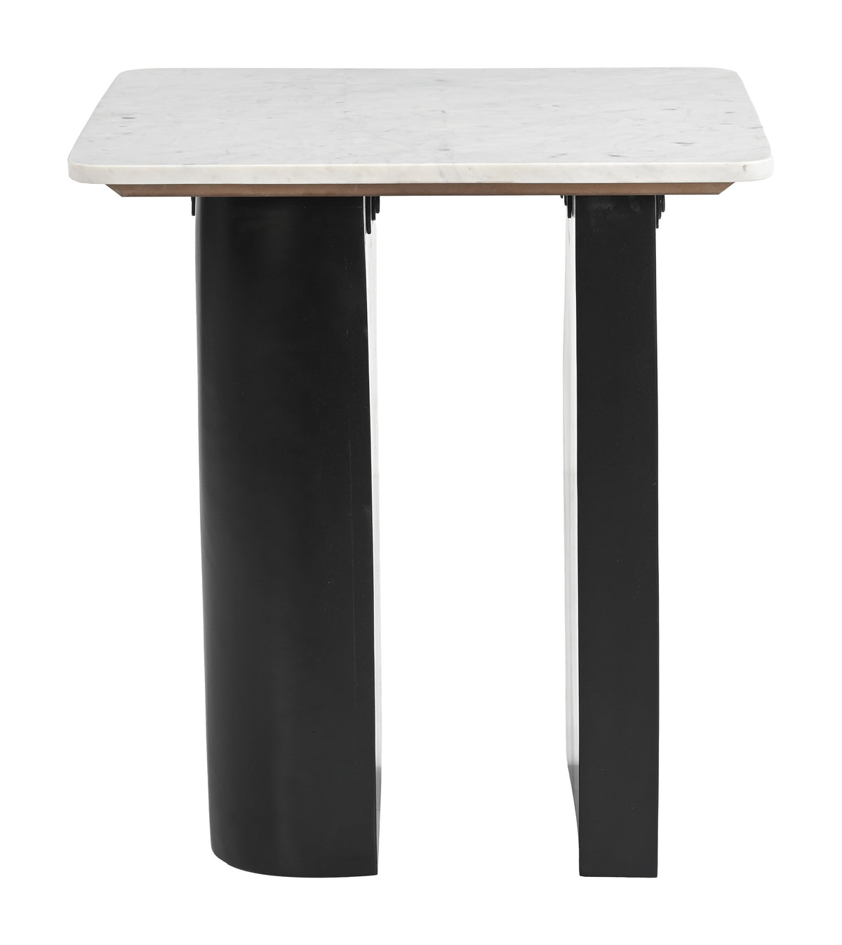 Fiora White & Black Side Table