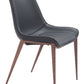 Magnus Dining Chair (Set of 2) in Black & Walnut