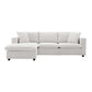 Modern 3 Seat Sofa w/ Ottoman 100" (4 Colors)