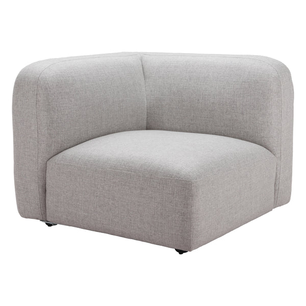 Biak Gray Corner Chair