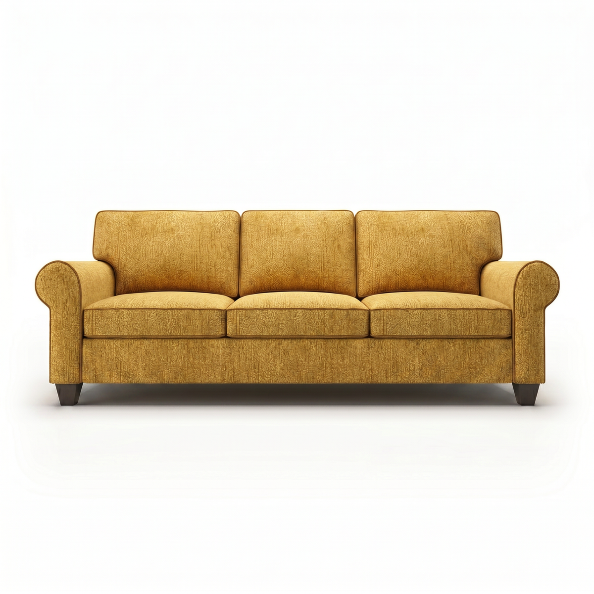 Augusta Sofa – Made in USA, Custom Fabric Options, 83" Classic Design - Hepburn Chai Tea - Fabric (6)