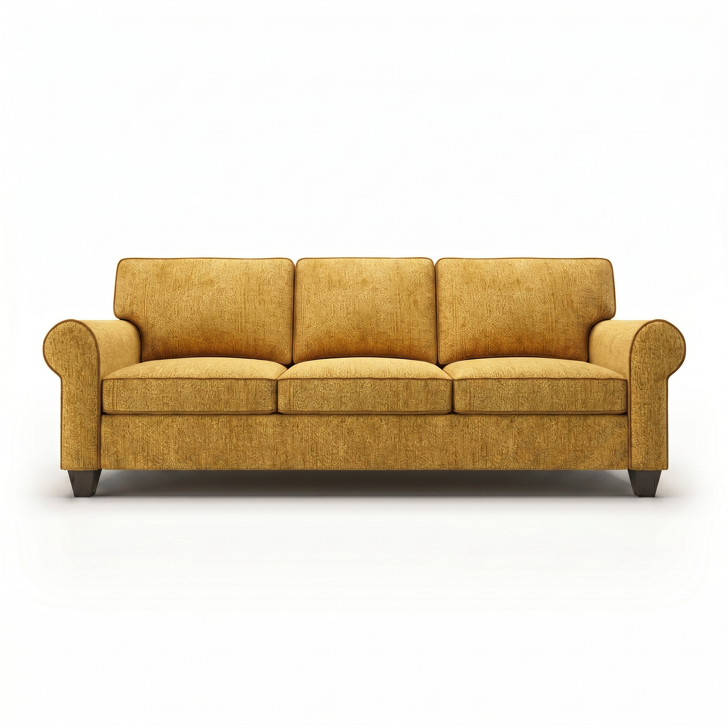 Augusta Sofa – Made in USA, Custom Fabric Options, 83" Classic Design - Hepburn Chai Tea - Fabric (6)