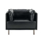 Faux Leather MCM Lounge Chair (3 Colors)