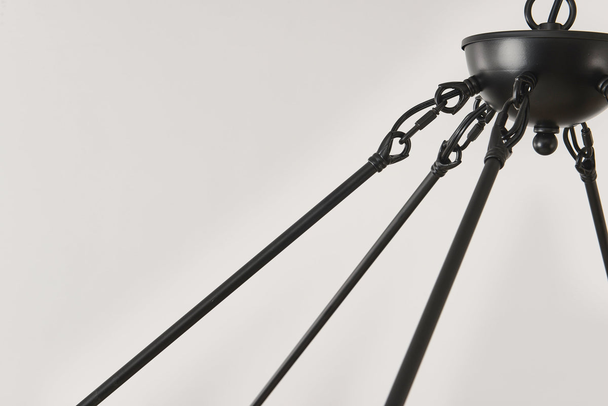 Vero Wagon Wheel Chandelier