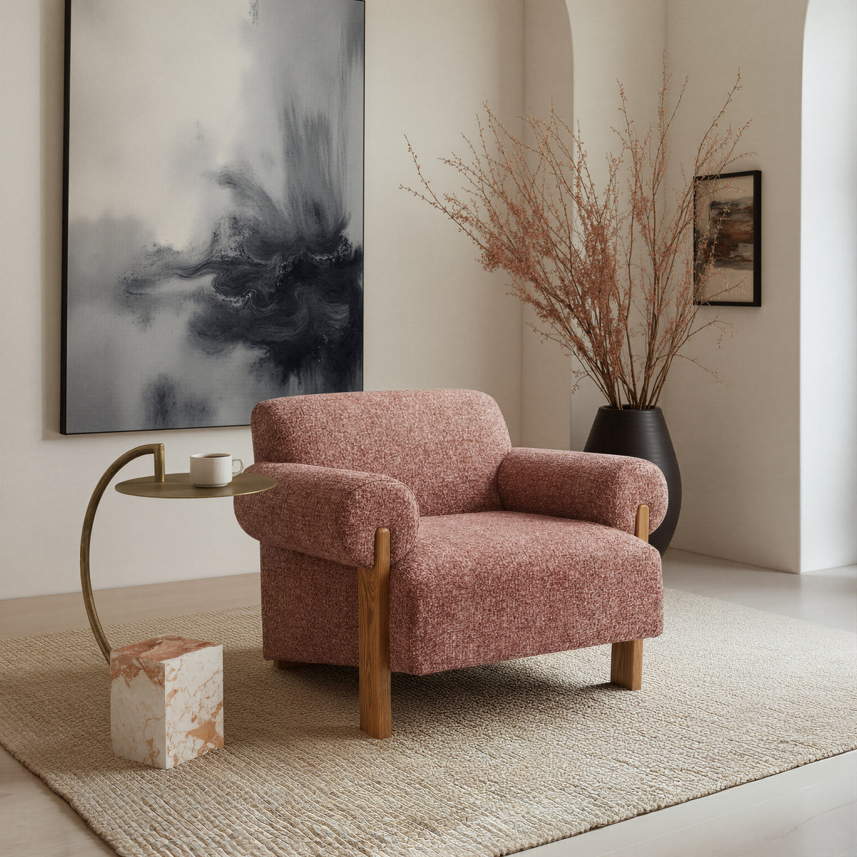 Verity Copper Accent Chair