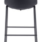 Smart Barstool (Set of 2) in Black