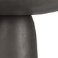 Alexa Black Cast Aluminum Coffee Table 30'