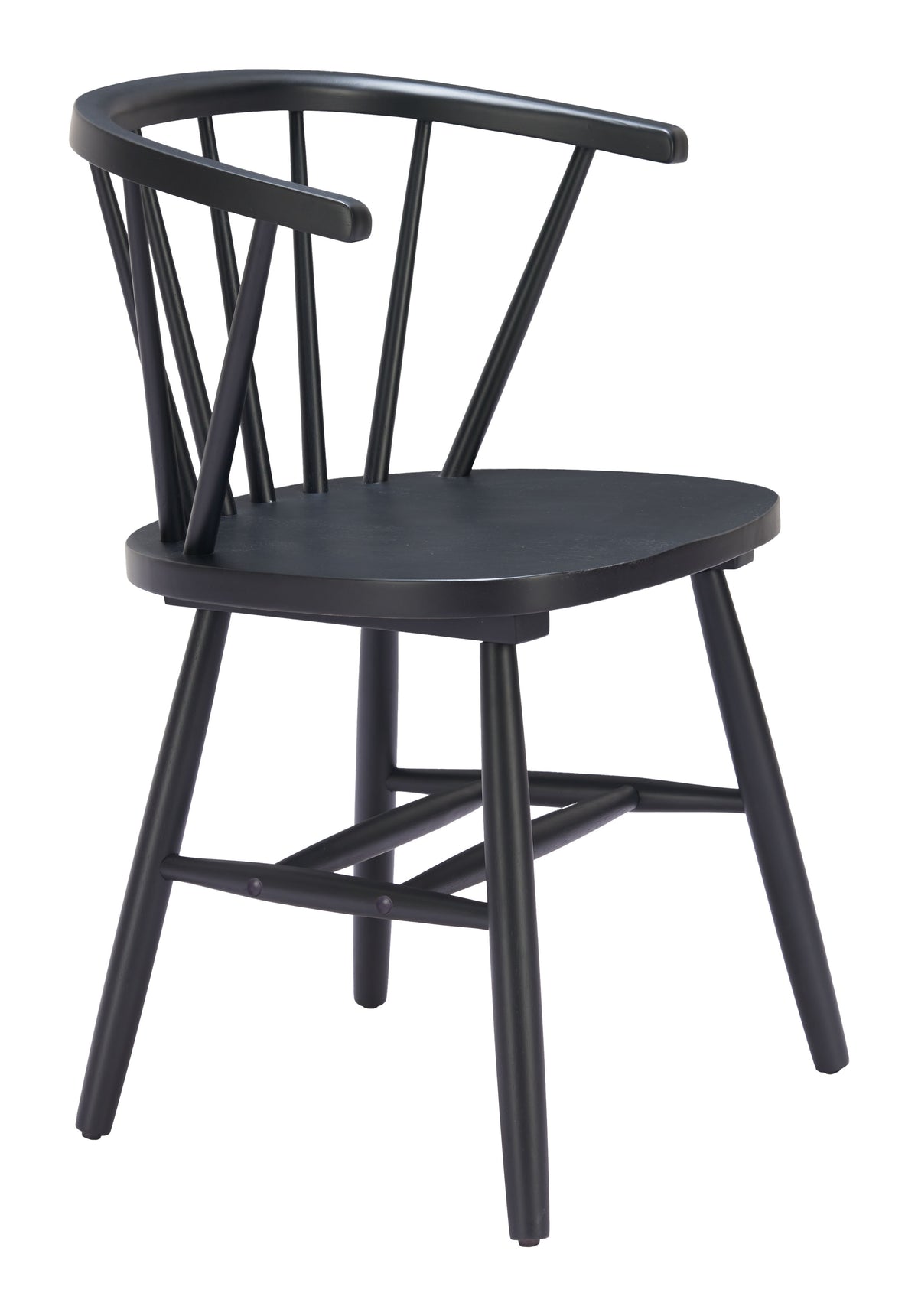 Stenger Dining Chair (Set of 2) in Black