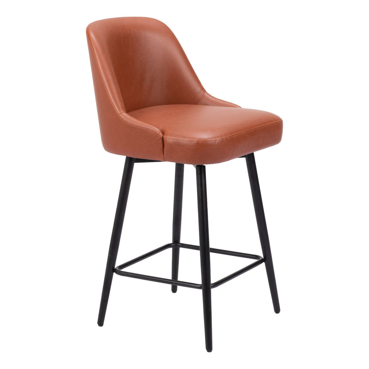Keppel Brown Swivel Counter Stool