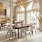 Limay Beige & Walnut Dining Chair (Set of 2)