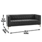 Isaac Tufted Velvet Fabric Sofa 83' (2 Colors)