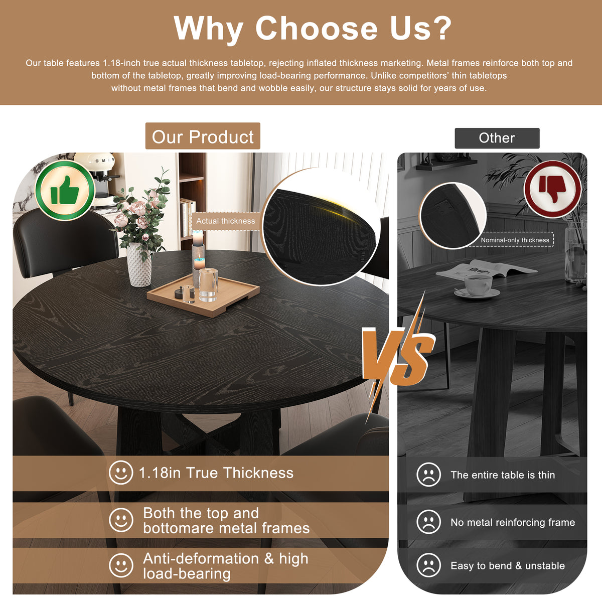 Kaia Round Dining Set