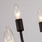 Daxton Black Iron 24-Light Chandelier 39.3 inch