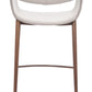 Limay Beige & Walnut Barstool