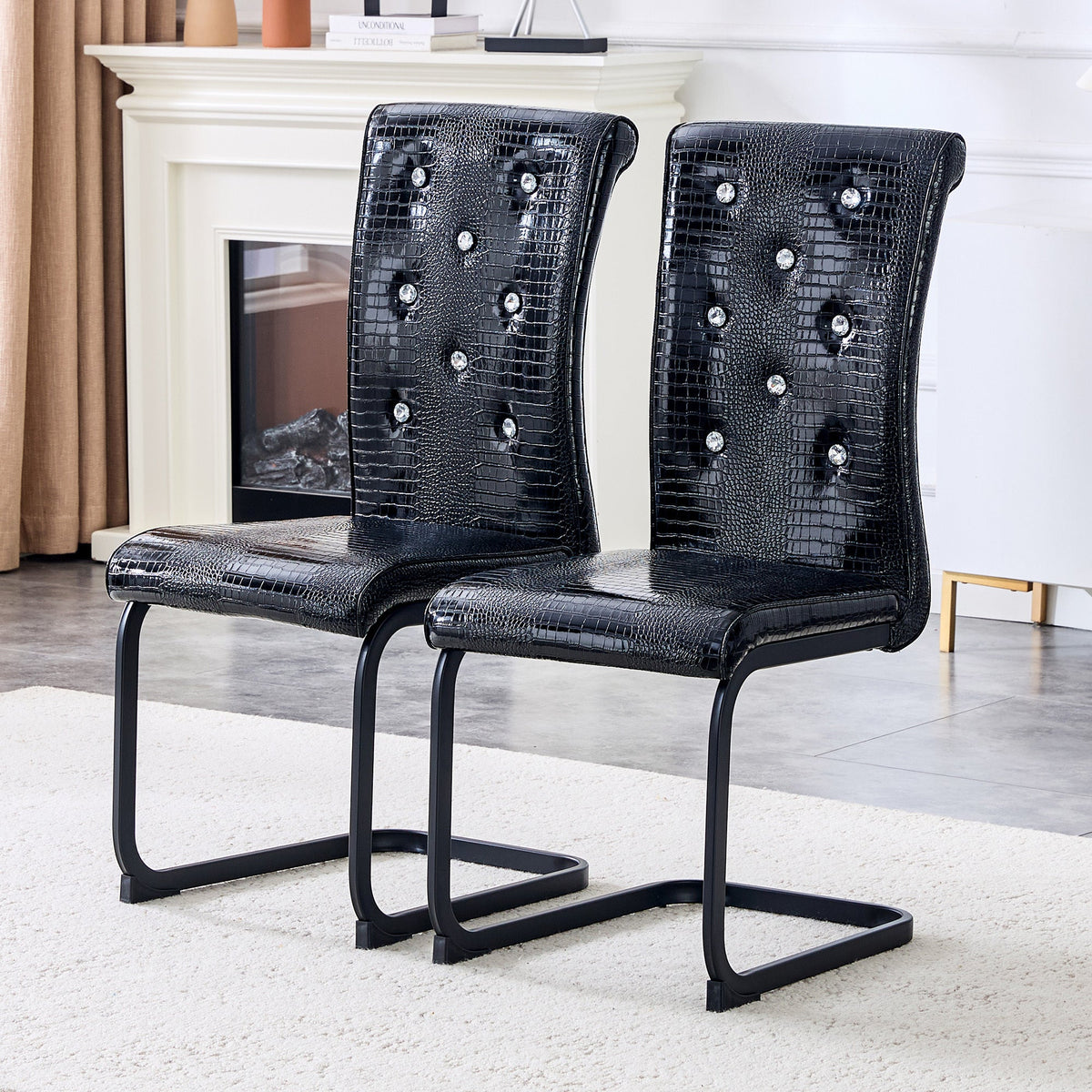 Kinsey Black, Black Legs, Set of 2