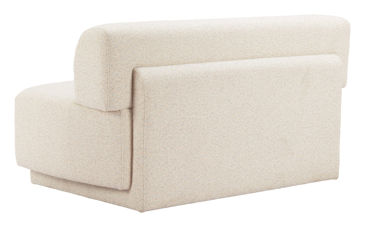 Anese Multigrain Beige Loveseat