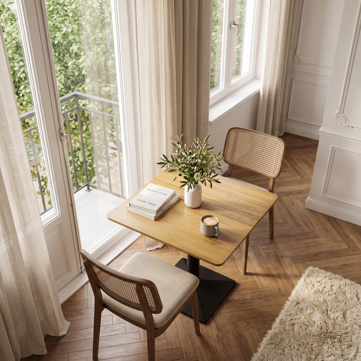 Crispin Bamboo Dining Table