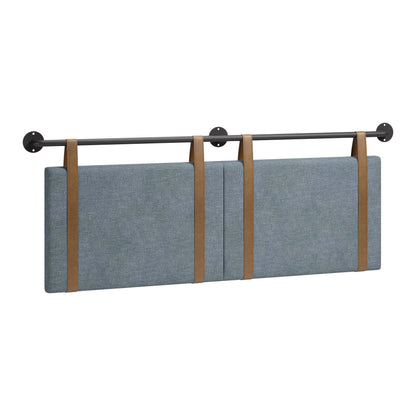 Zeva Gray Floating Queen Headboard