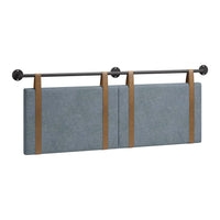 Zeva Gray Floating Queen Headboard