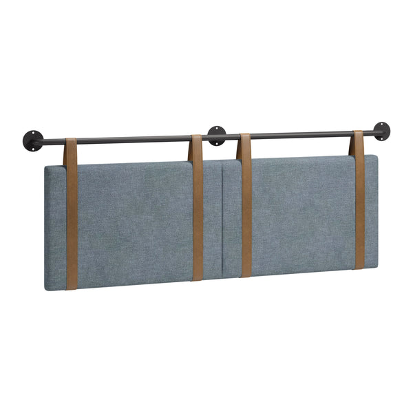 Zeva Gray Floating Queen Headboard