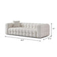 Eden Modern Boucle Bubble Sofa 90"