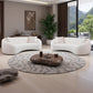 Lysander Curved Sofa – 2 Sofas