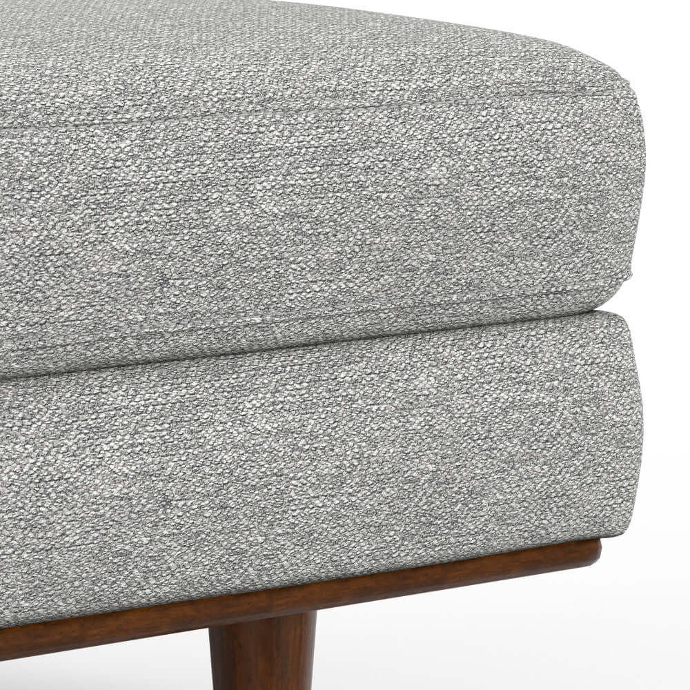 Morrison MCM Fabric Loveseat Sofa 72" – Modern Mid-Century Compact Loveseat (2 Colors) close-up upholstery detail.