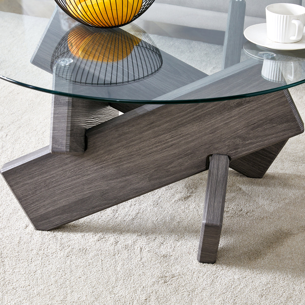 Zuri Glass Coffee Table