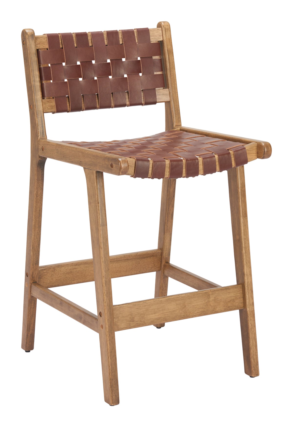 Feder Brown Counter Stool (Set of 2)