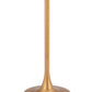 Spot Bar Table in Beige & Gold