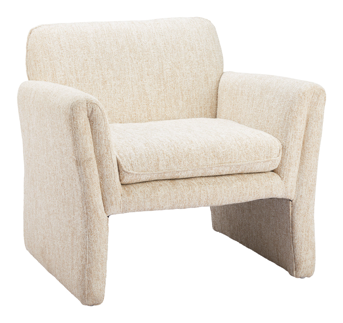 Dobra Oatmeal Beige Accent Chair