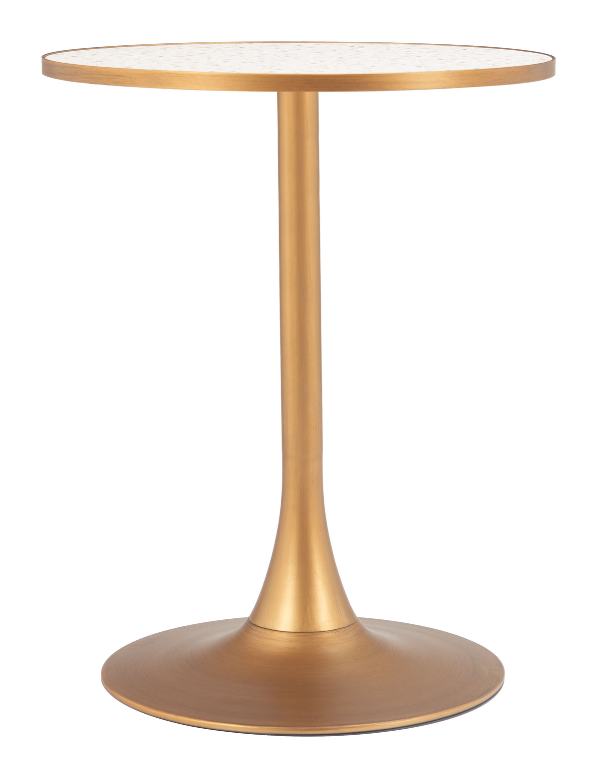 Bite Bistro Table in Beige & Gold
