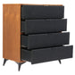 Zarif Black & Walnut Chest