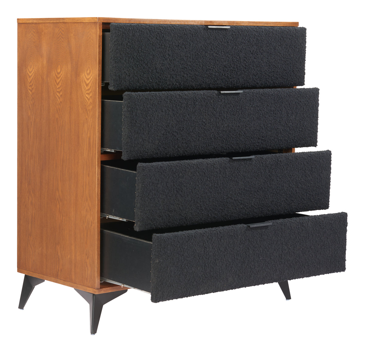 Zarif Black & Walnut Chest