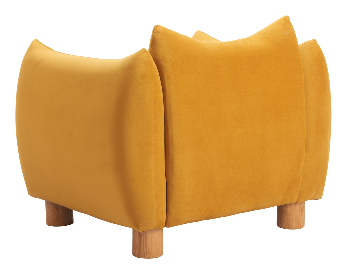 Meia Mustard Accent Chair