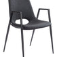 Desi Dining Chair (Set of 2) in Black