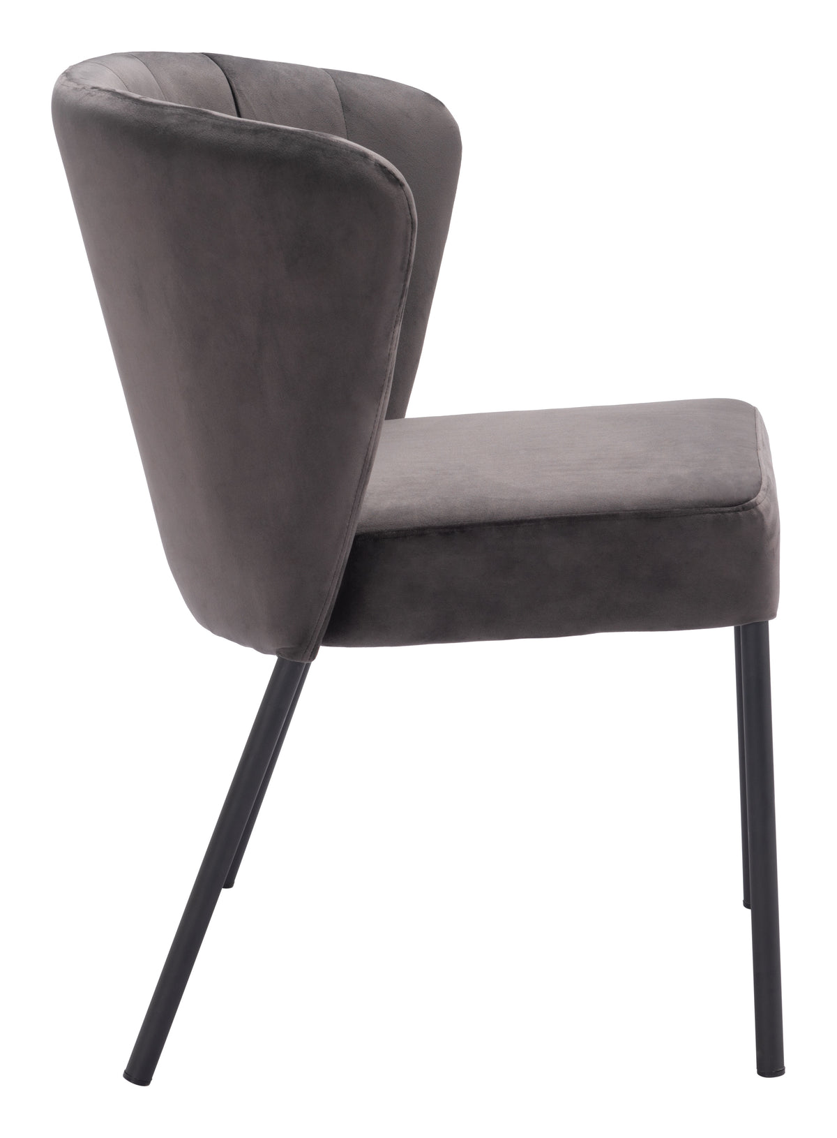 Aimee Dining Chair (Set of 2) in Gray