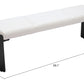 Mur Bench in White