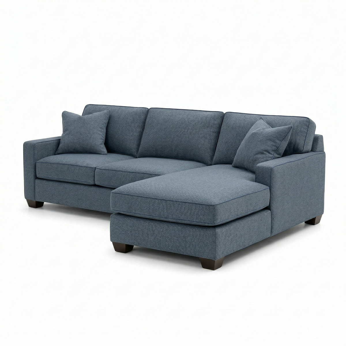 Clifford L-Shaped Sectional Sofa – Made in USA, 9 Fabric Options - Leslie Peacock - Fabric (6)