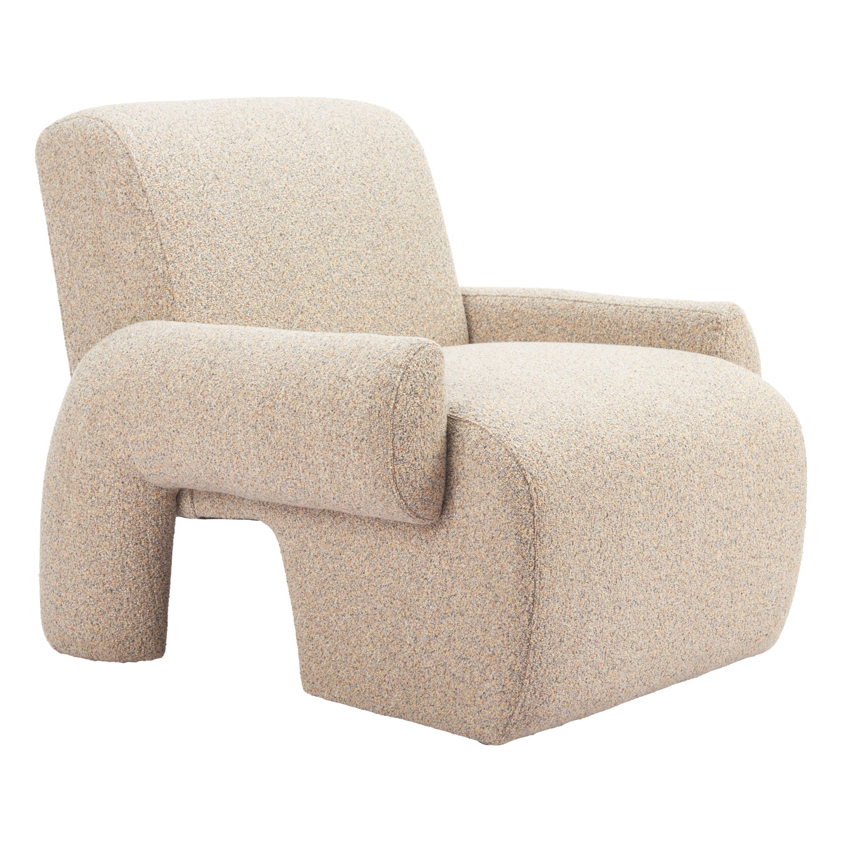 Rura Heathered Beige Accent Chair