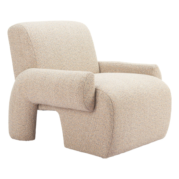 Rura Heathered Beige Accent Chair