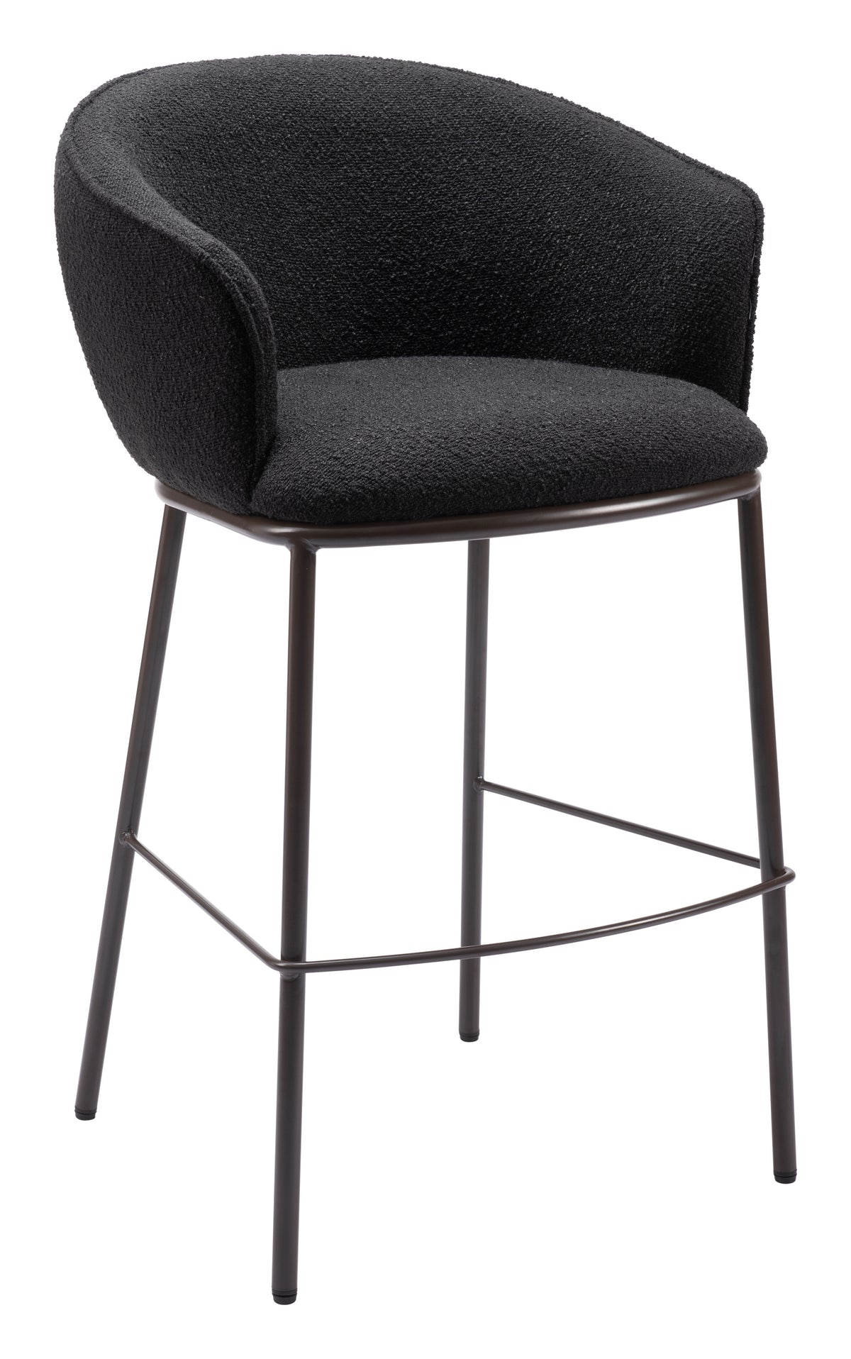 Essen Barstool in Black & Bronze