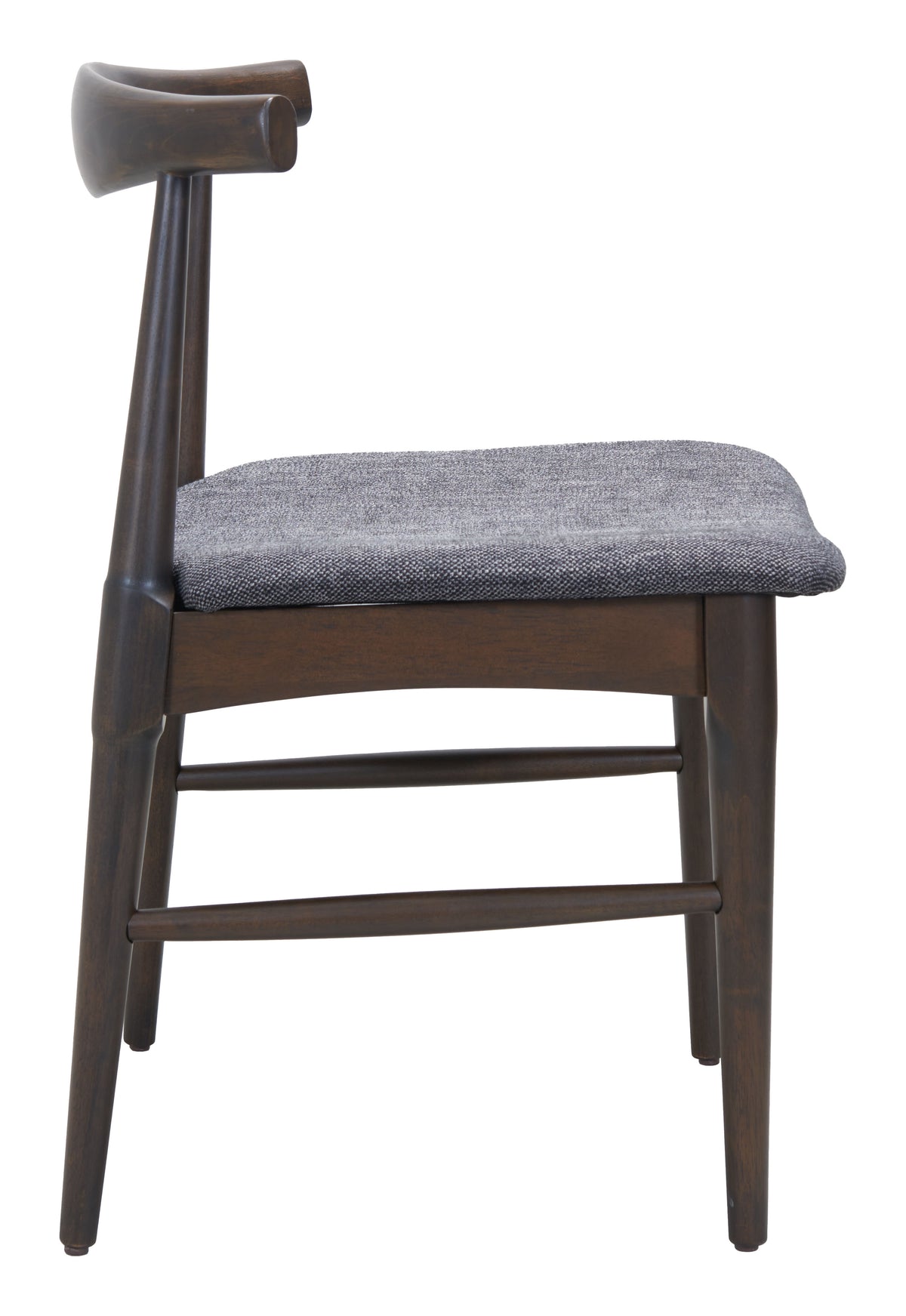 Tuzka Gray & Espresso Dining Chair (Set of 2)